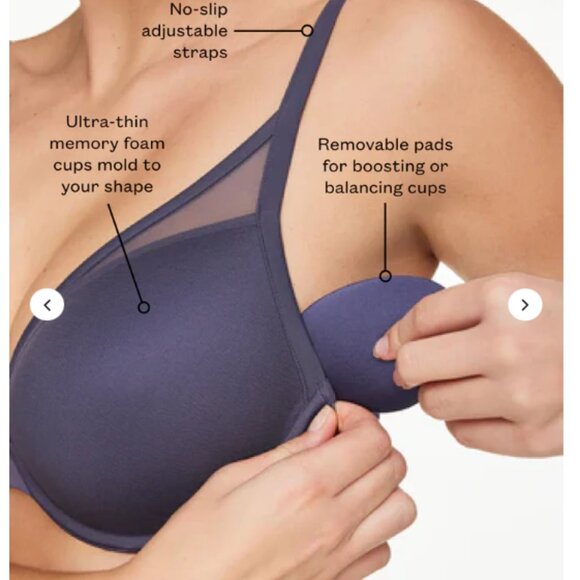 ThirdLove 24/7 Classic Uplift Plunge Bra - 38B - NWT Rose Dust - Picture 5 of 5